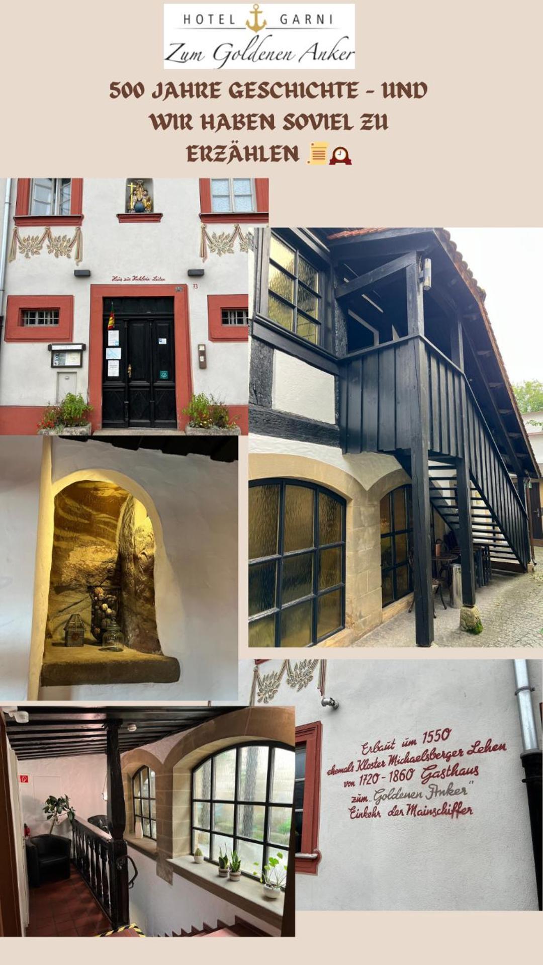 Hotel Zum Goldenen Anker บัมแบร์ก ภายนอก รูปภาพ